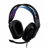 Audífonos gamer alámbricos Logitech G335, micrófono abatible, driver de 40 mm, jack 3.5 mm, negro
